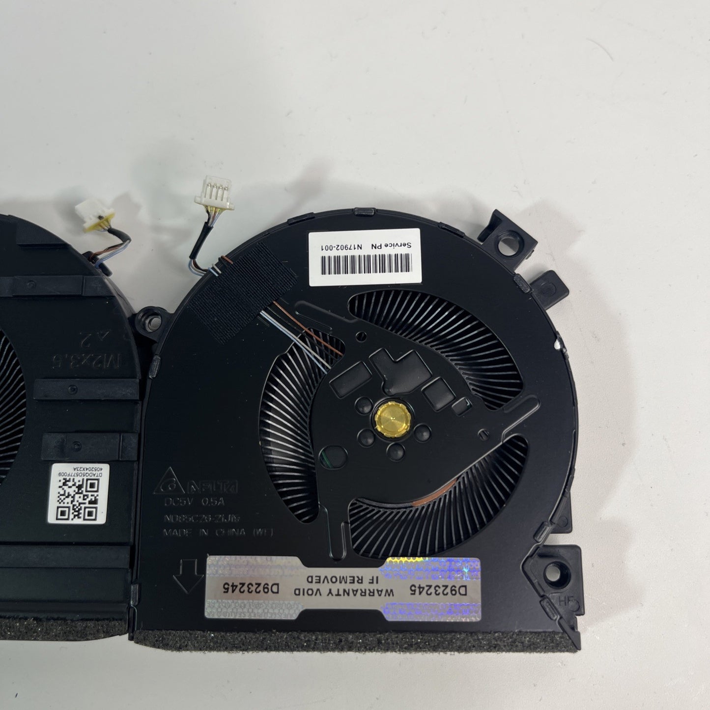 Genuine Black HP Victus 15-fa1003sa Cpu & GPu Cooling Fans N17902-001