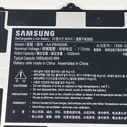 Genuine Samsung Chromebook XE345XDA Battery AA-PBAN2HE Good Health