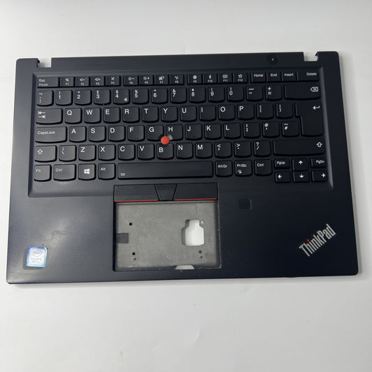 Genuine Lenovo T490s Palmrest Assembly UK Keyboard  Black AM1BR000500 Read Desc