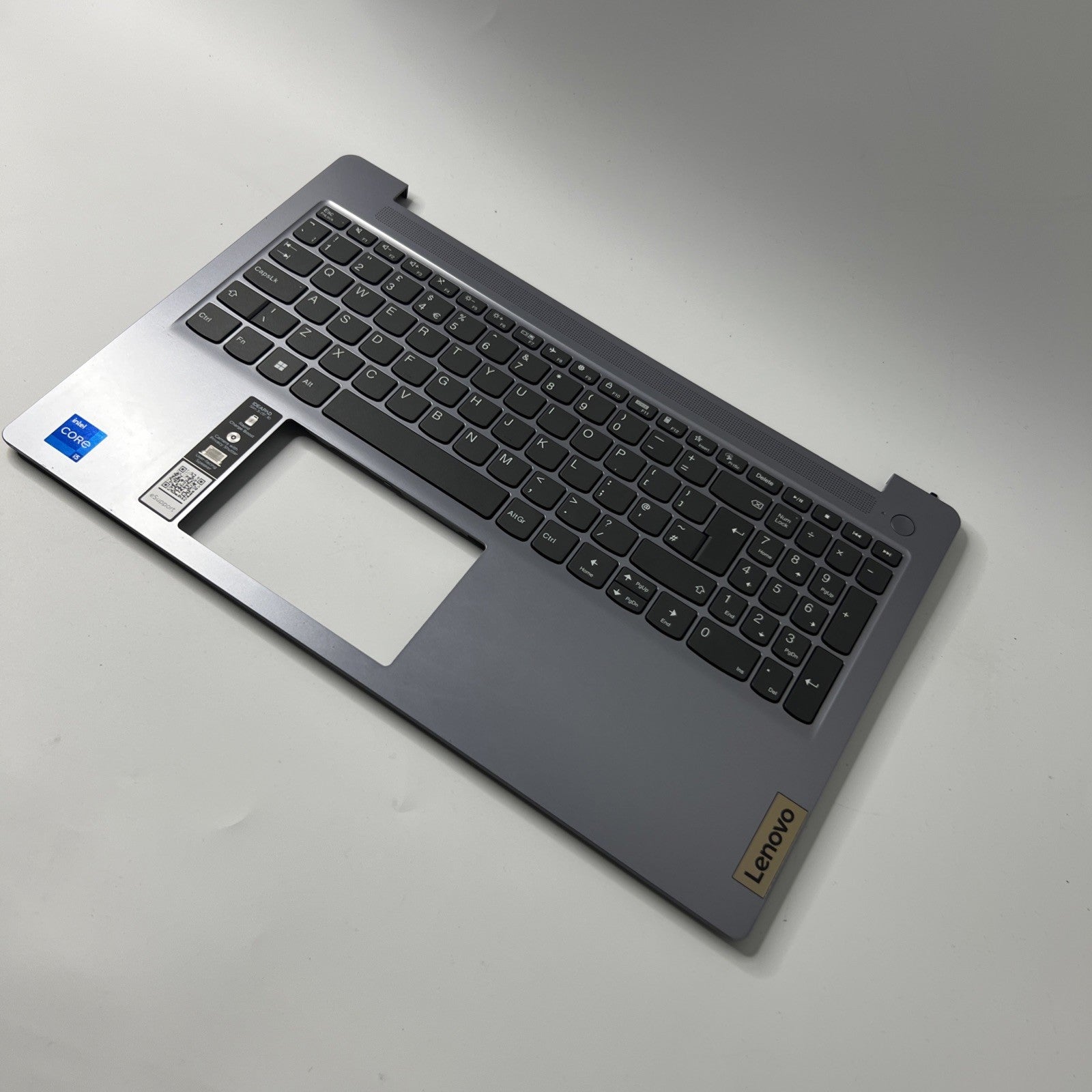 Genuine Lenovo Ideapad Slim 3 15IAH8 Palmrest Assembly UK Keyboard Grey  AM3AT00