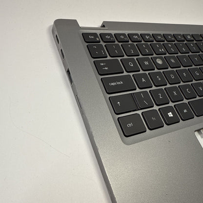 Genuine Dell Latitude 5320 Palmrest & UK Keyboard Silver 0VJ41Y (Paint Chipping)