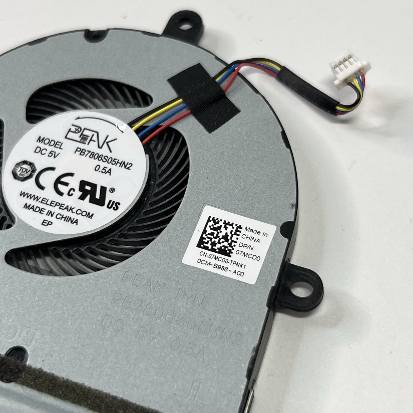 GENUINE Dell Inspiron 3505 CPU Cooling Cooler Fan 07MCD0