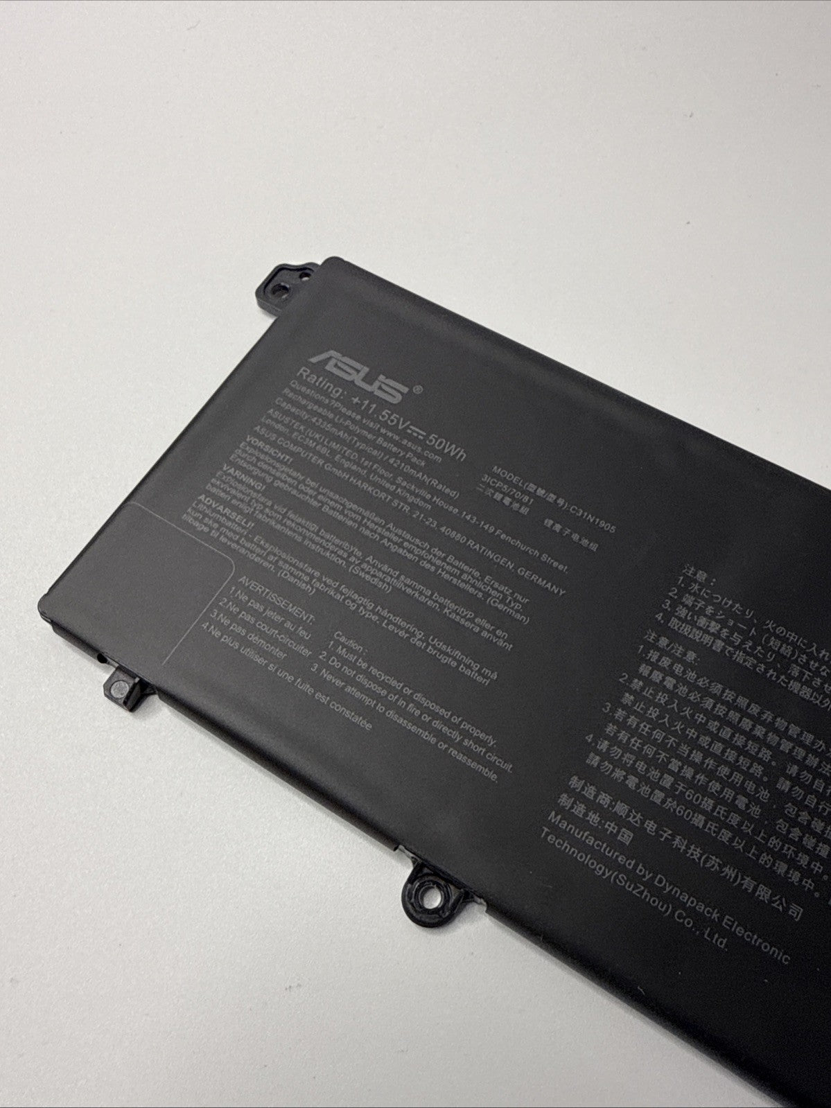 Genuine Battery C31N1905  For Asus Vivobook 16 X X1603Z (GOOD HEALTH)