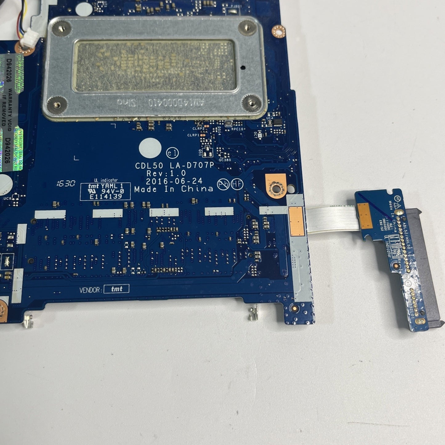 Genuine HP Pavilion 15-AY167SA Motherboard i5 7th Gen +heatsink+fan