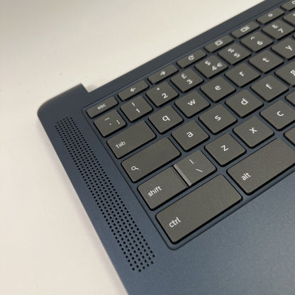 Genuine Lenovo ideapad 3 chrome 14M836 Palmrest UK Keyboard Touchpad Blue