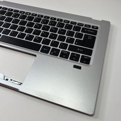 Genuine Acer Swift SF114-34 Palmrest Assembly UK Keyboard Silver NC210110TC