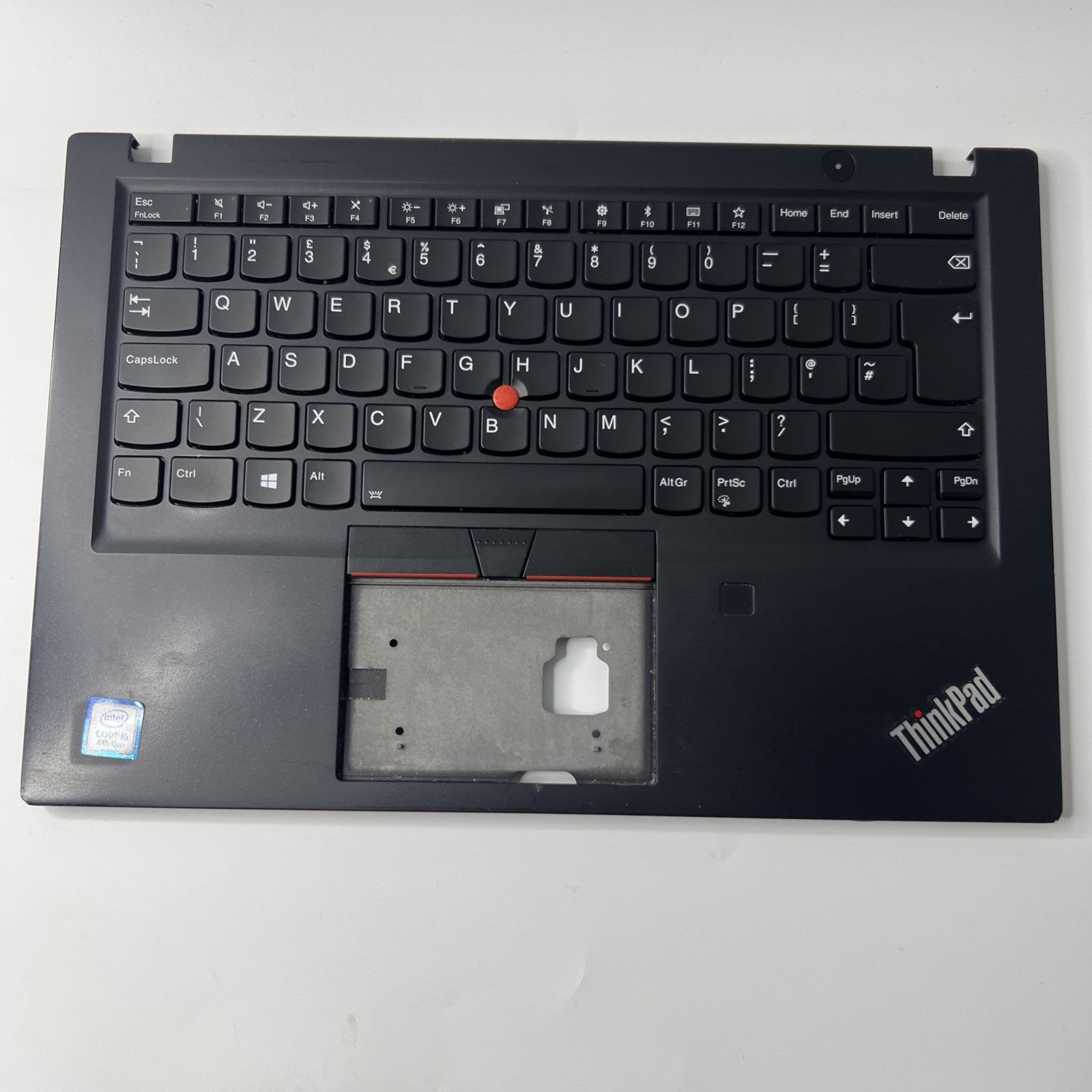 Genuine Lenovo T490s Palmrest Assembly UK Keyboard  Black AM1BR000500 Read Desc