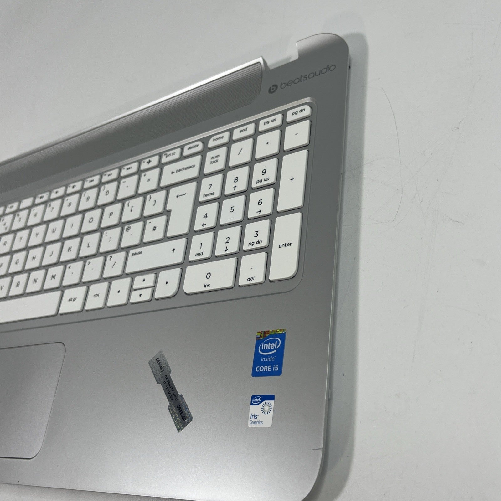 Genuine Silver Hp Pavilion 15-P189SA Palmrest ,keyboard&  Touchpad EAY1400304042