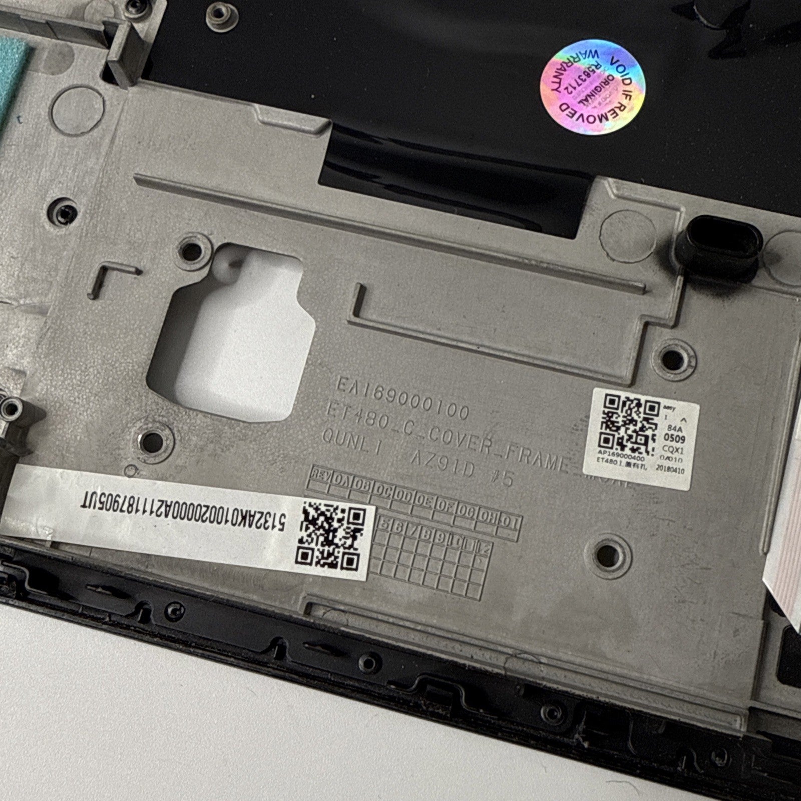 Genuine Lenovo ThinkPad T480 AP169000400 Laptop Palmrest Case Black