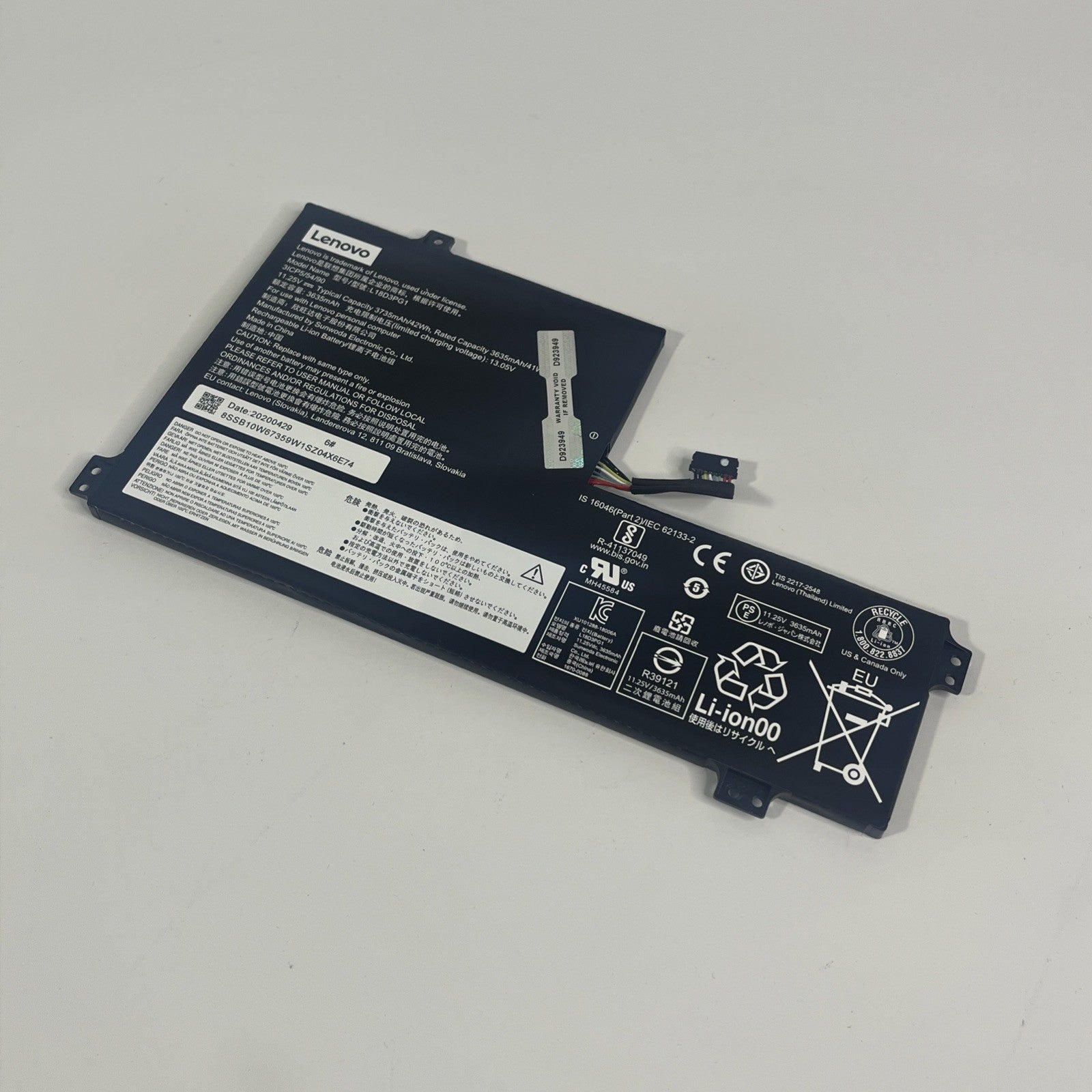 L17L3PB0 L18D3PG1 Battery for Lenovo 100E 500E Chromebook C340-11 S340-14 Serie