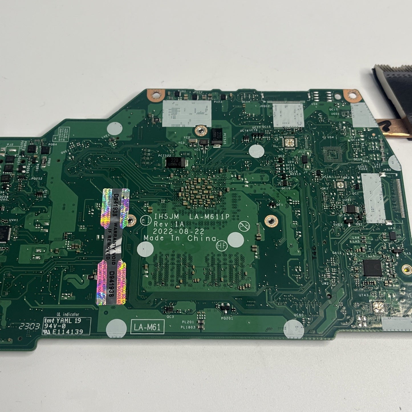 Genuine Acer Aspire 3 A315-24p Motherboard & Heatsink Ryzen 5-7520u.not Working