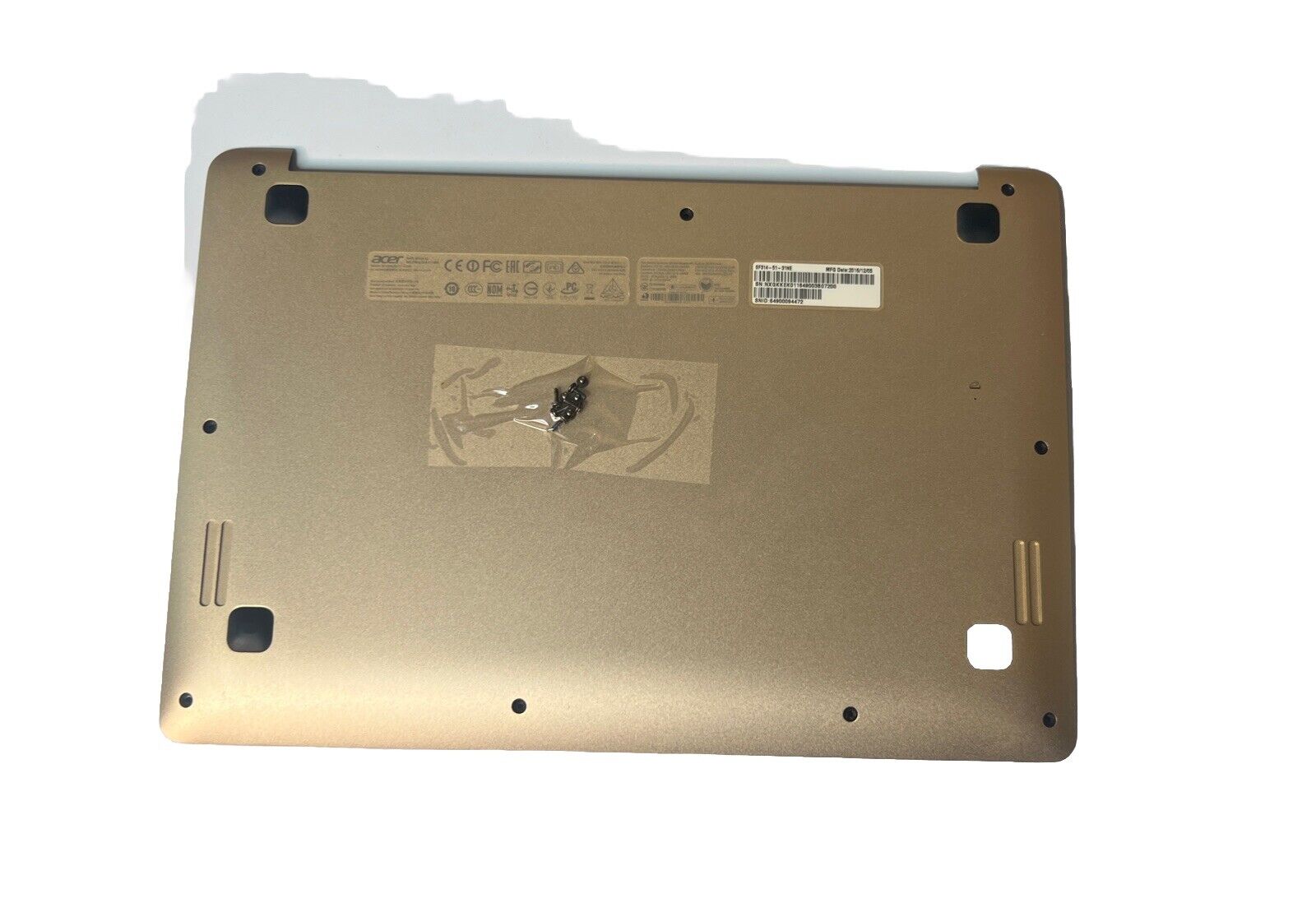 Acer Aspire Swift SF314-51 Golden Bottom Base 13N1-0QA0701