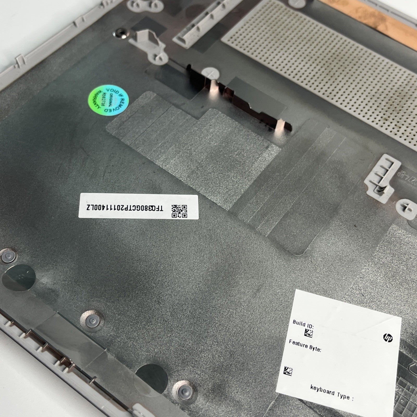 Genuine HP chromebook 14b-na0005na bottom base, Grey.