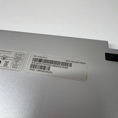 Acer Swift SF114-33 SF114-34 Silver Base Bottom Cover NC210110ZQ 60.HYSN8.001