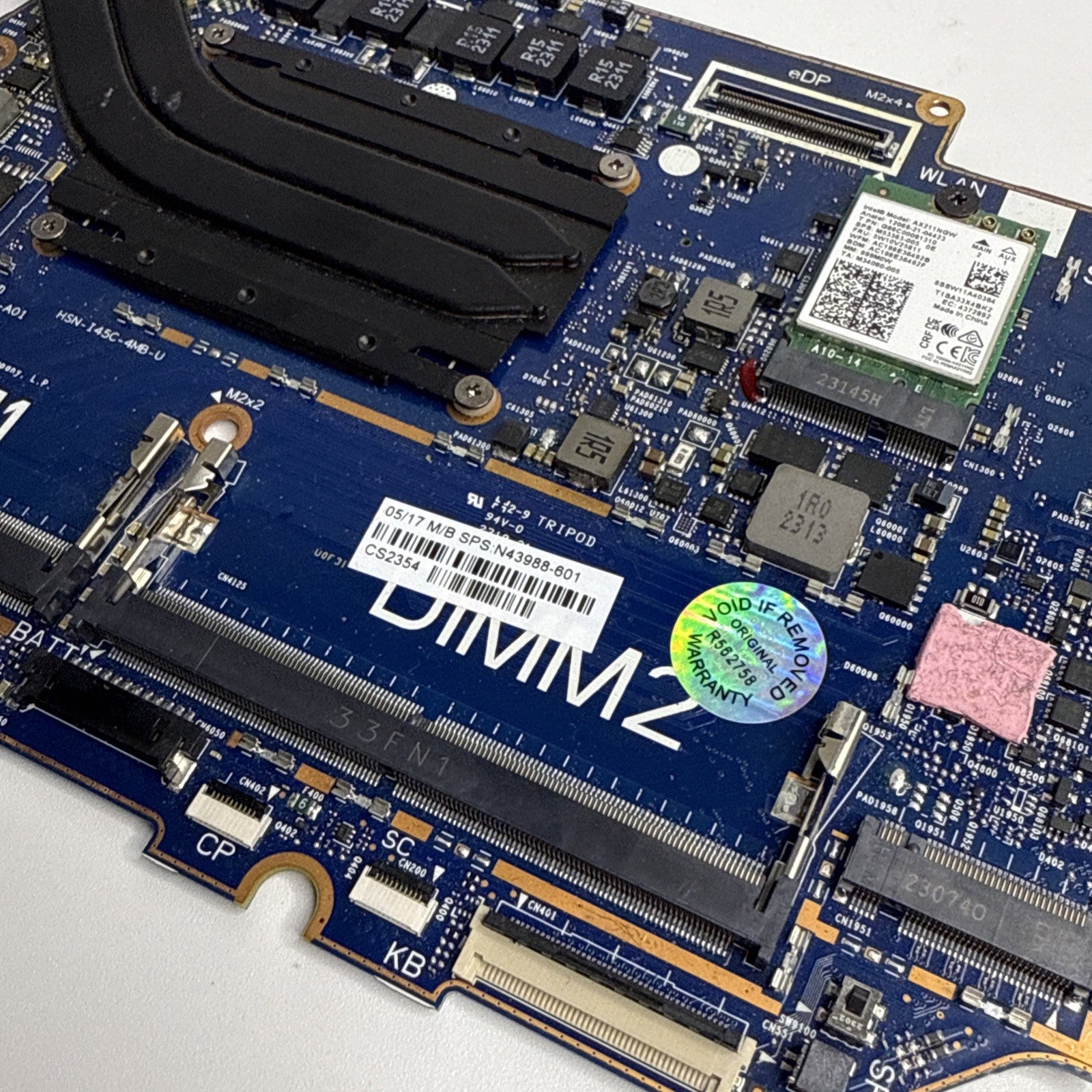HP Zbook Firefly 14 G10 Motherboard i7 13th Gen N43988-601 Heatsink (FOR PARTS)