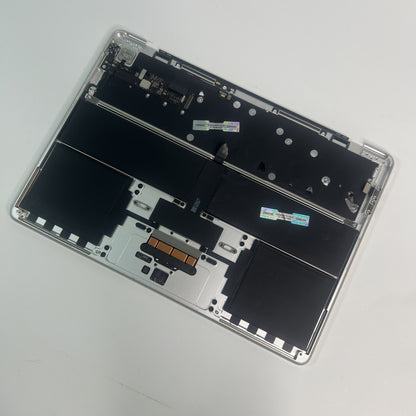 Apple Macbook Air 13 A2681 EMC 4074 Palmrest M2 UK Keyboard Silver For Parts