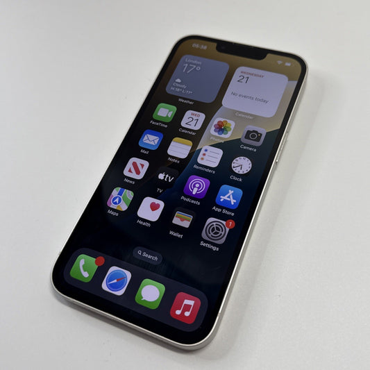 Apple iPhone 13 128GB Unlocked 5G (White) EXCELLENT CONDITION A++ 94% BH