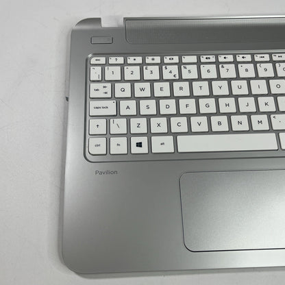 Genuine Silver Hp Pavilion 15-P189SA Palmrest ,keyboard&  Touchpad EAY1400304042