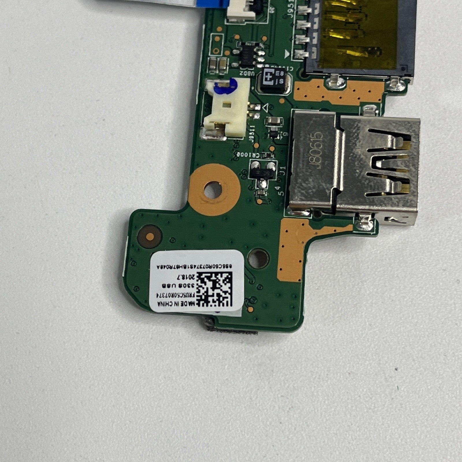 Lenovo Ideapad 330S-15IKB 81FB 330S-15ARR 81FB USB Card Reader Board 5C50R07374