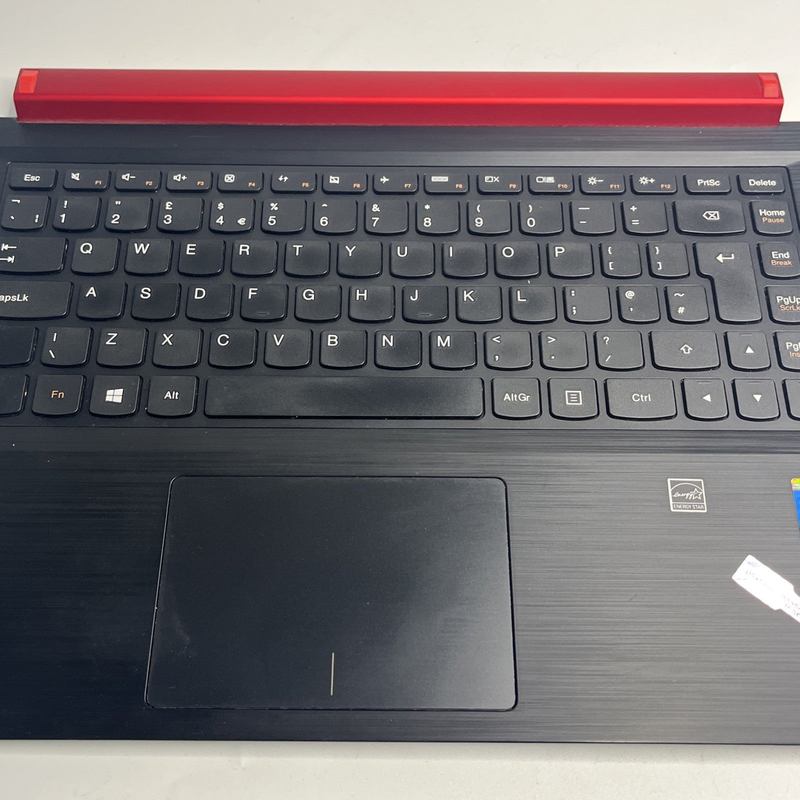 Genuine Lenovo Flex 2-14 Palmrest Touchpad UK Keyboard Assembly Red & Black+DC C