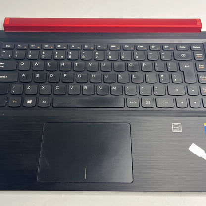 Genuine Lenovo Flex 2-14 Palmrest Touchpad UK Keyboard Assembly Red & Black+DC C