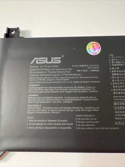 Asus Vivobook  X1500E  C21N1818 Battery GENUINE GOOD HEALTH