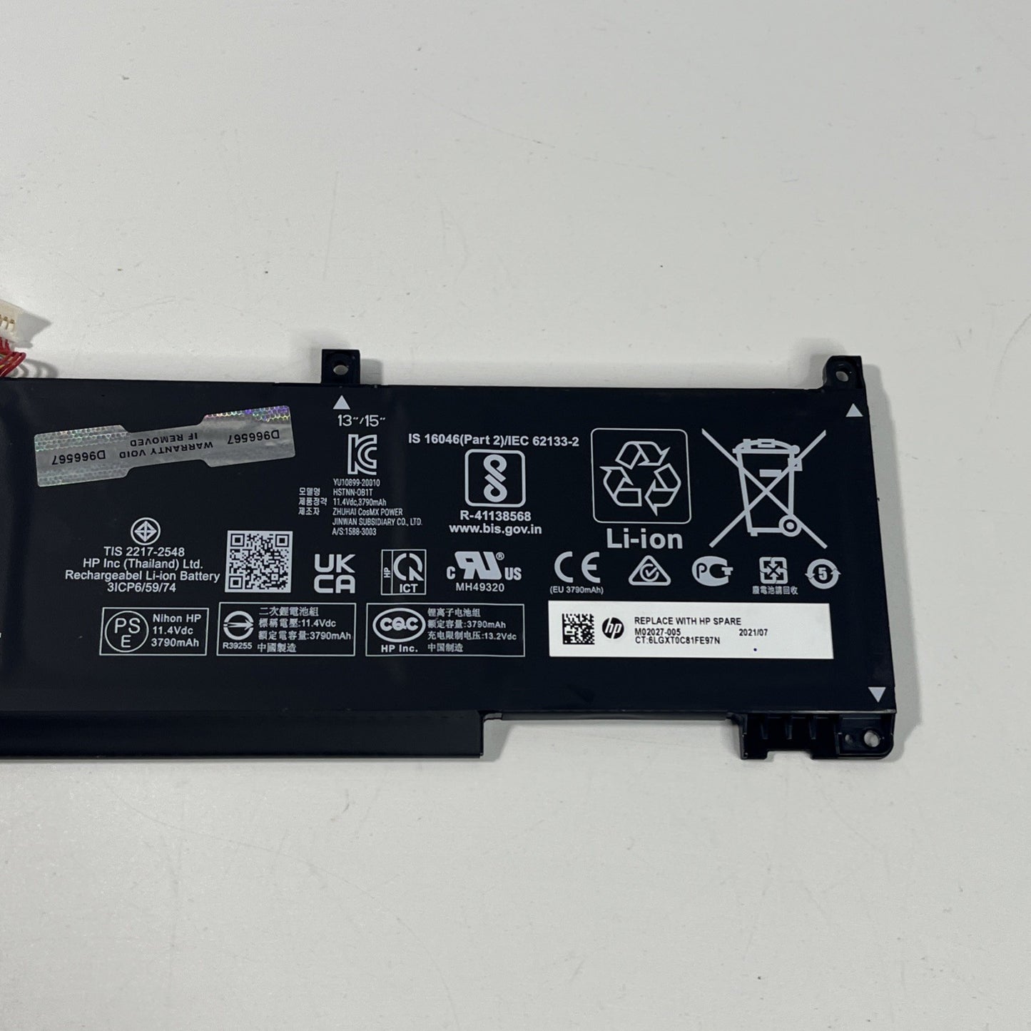 Genuine battery for HP ProBook 440 G8 Series RH03XL. Good Health