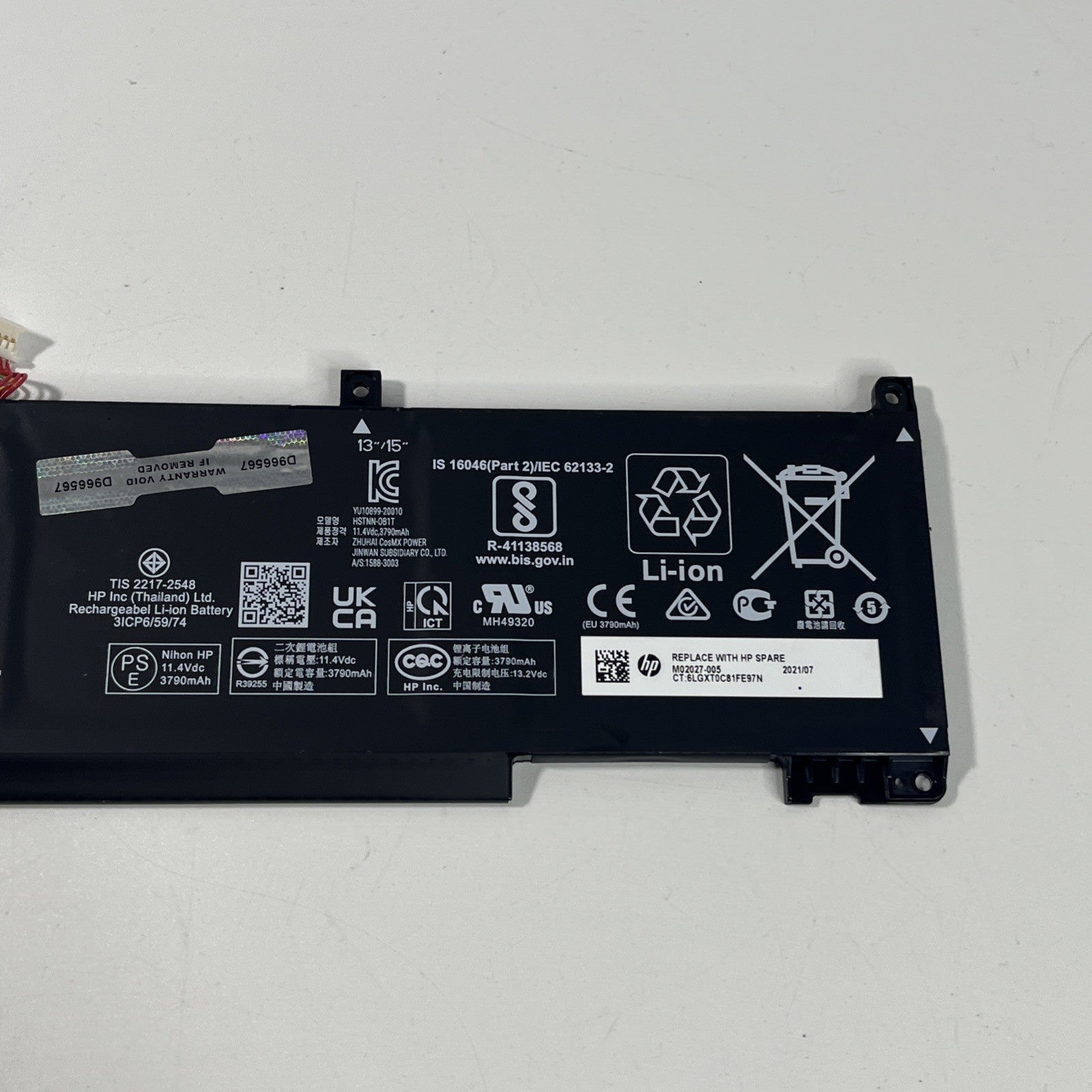 Genuine battery for HP ProBook 440 G8 Series RH03XL. Good Health