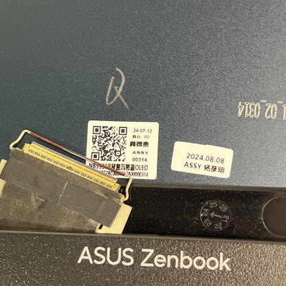 Blue ASUS ZENBOOK 14 FLIP OLED UX3402V Complete Top Lid Assembly With Cables