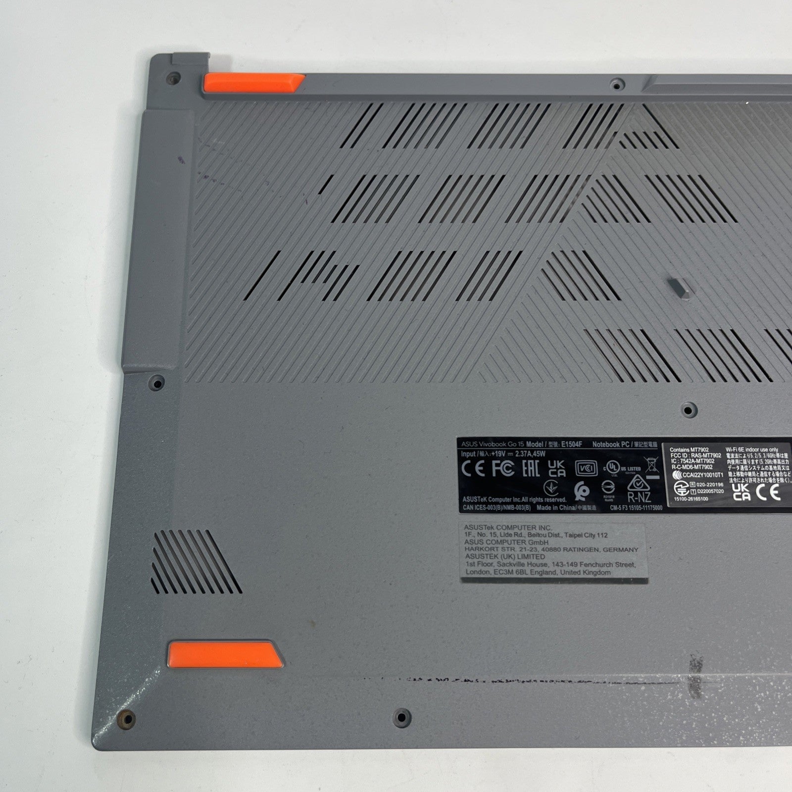 Asus Vivobook Go 15 E1504FA Base Cover Case Housing 13N1-HDA0201 Black Grade B
