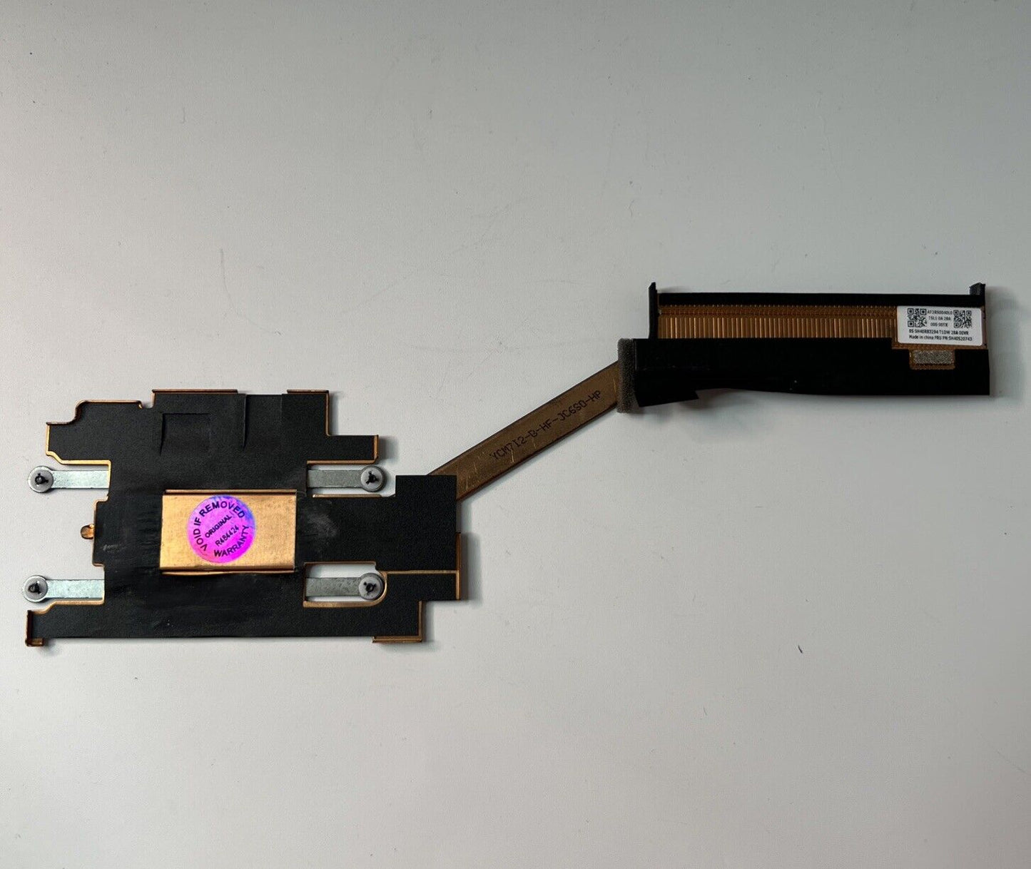 Lenovo Ideapad 5 Chrome 16IAU7 CPU Heatsink Genuine AT2RS0040L0