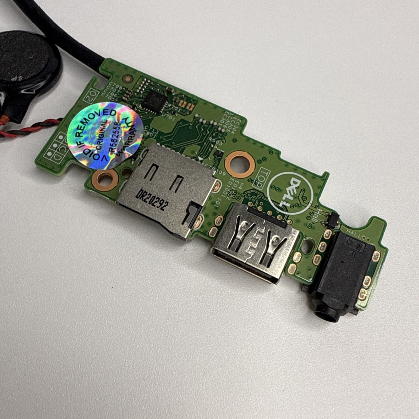 Dell Inspiron 7501 USB Port Board + Connector + Cmos Battey