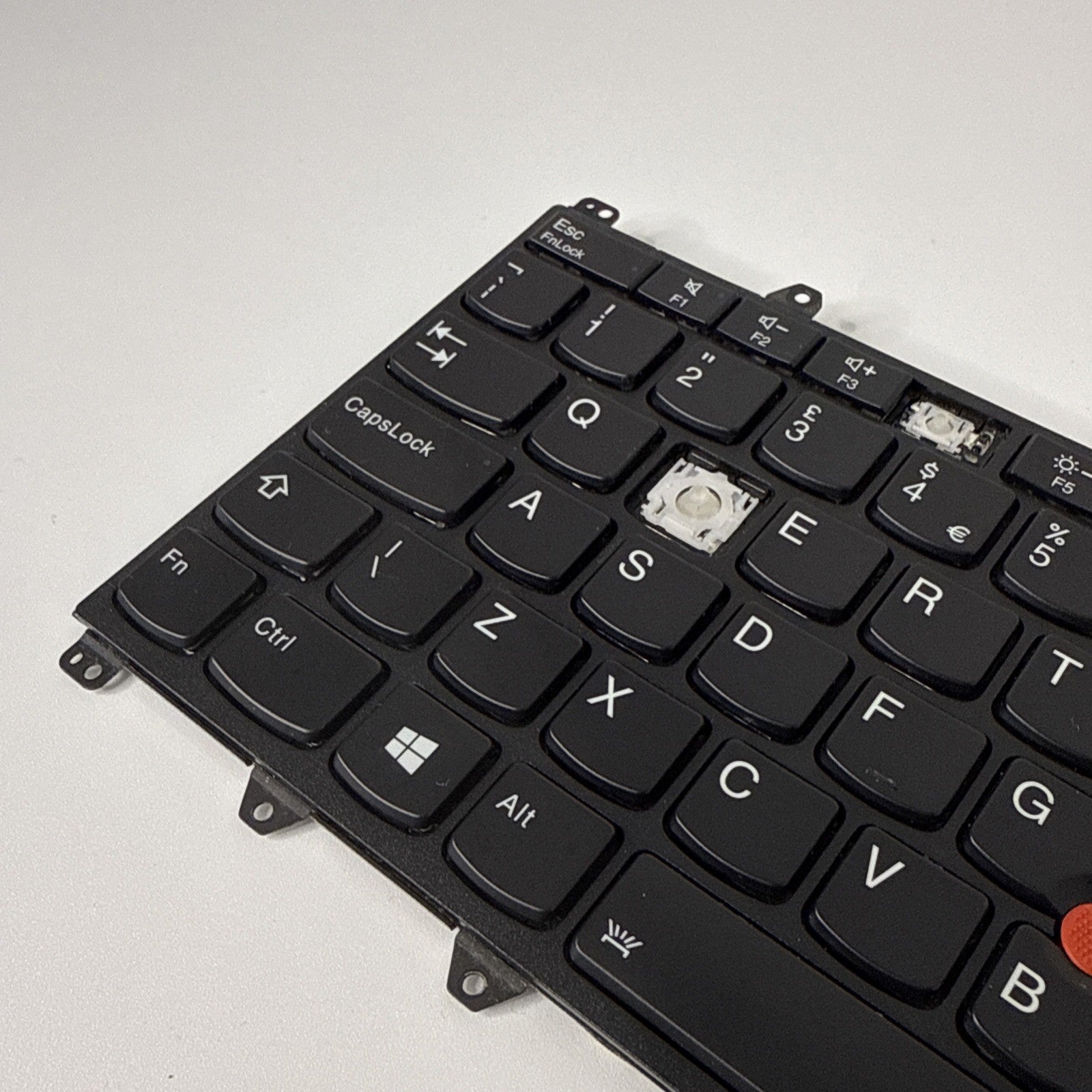 Lenovo Thinkpad Yoga 370 Genuine UK Backlit Keyboard 01HW603 (2 KEYS MISSING)