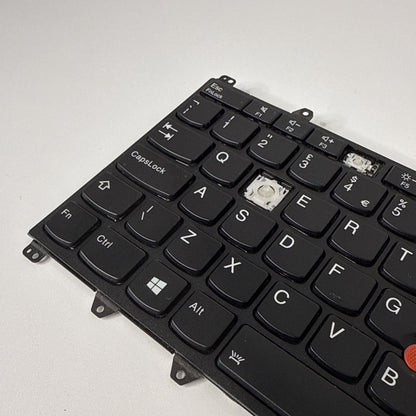 Lenovo Thinkpad Yoga 370 Genuine UK Backlit Keyboard 01HW603 (2 KEYS MISSING)