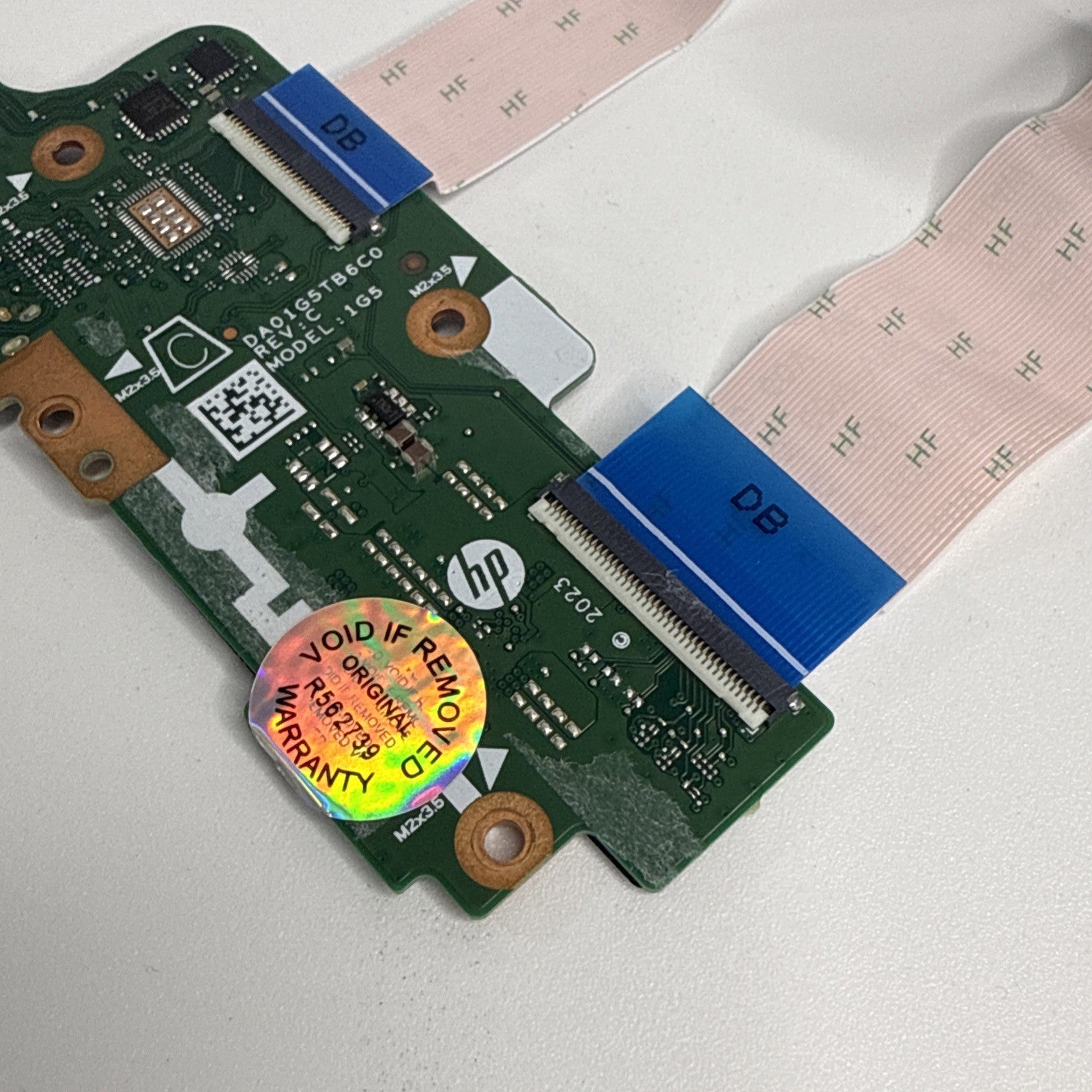 HP Chromebook 14A-NF0002SA USB I/O Port Board And Connectors