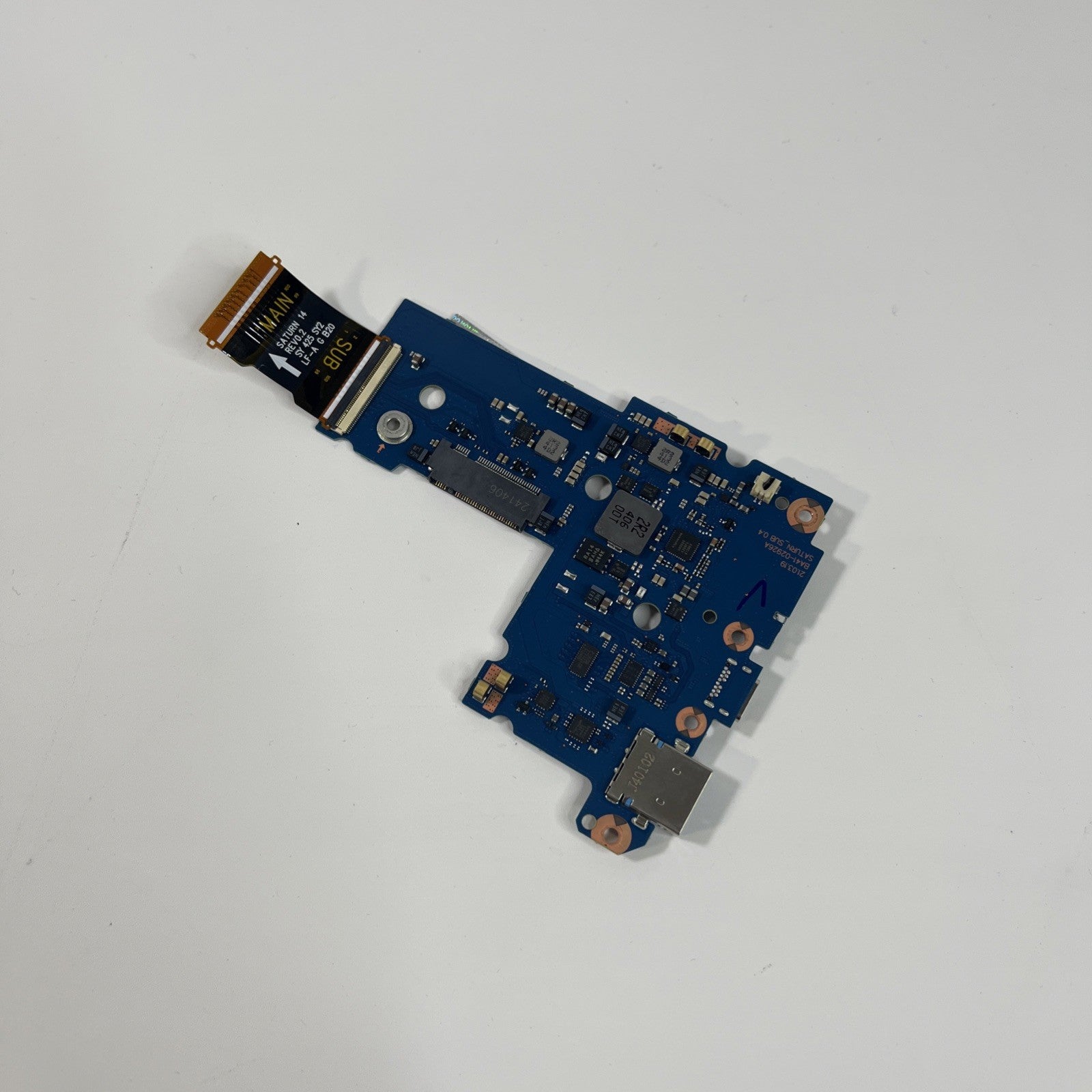 Samsung USB IO PC Board W/Cable Saturn 14 Chromebook Go XE345XDA BA41-02926A