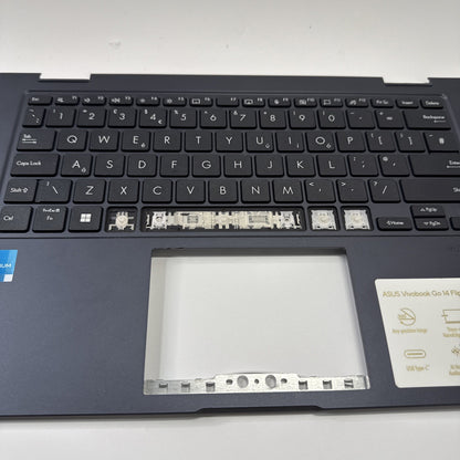 Asus Vivobook Go 14 TP1400K Palmtest Assembly UK Keyboard 13N1-E8A0321