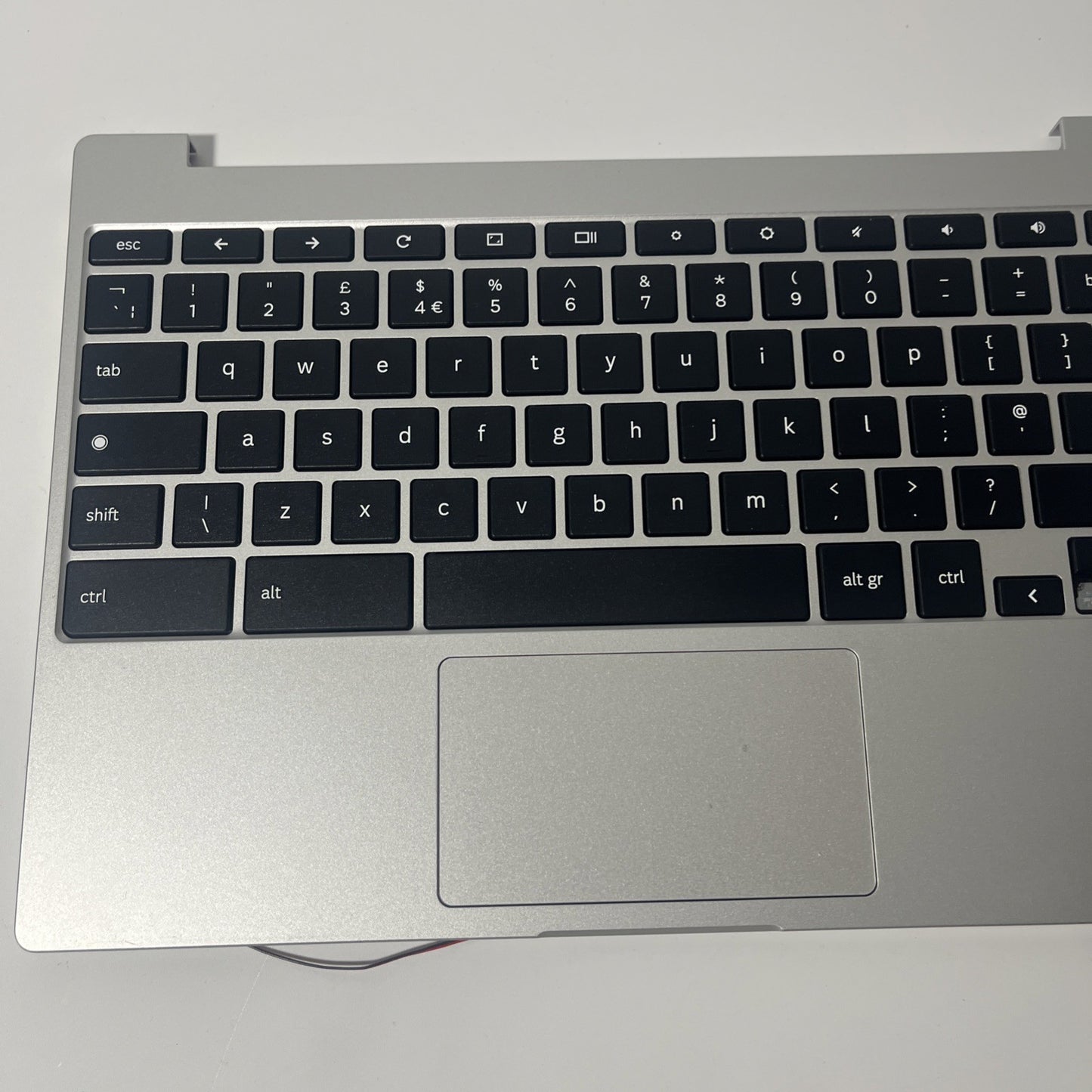 Silver Samsung Chromebook XE310XDA Palmrest, Speakers & Touchpad HQ20901811