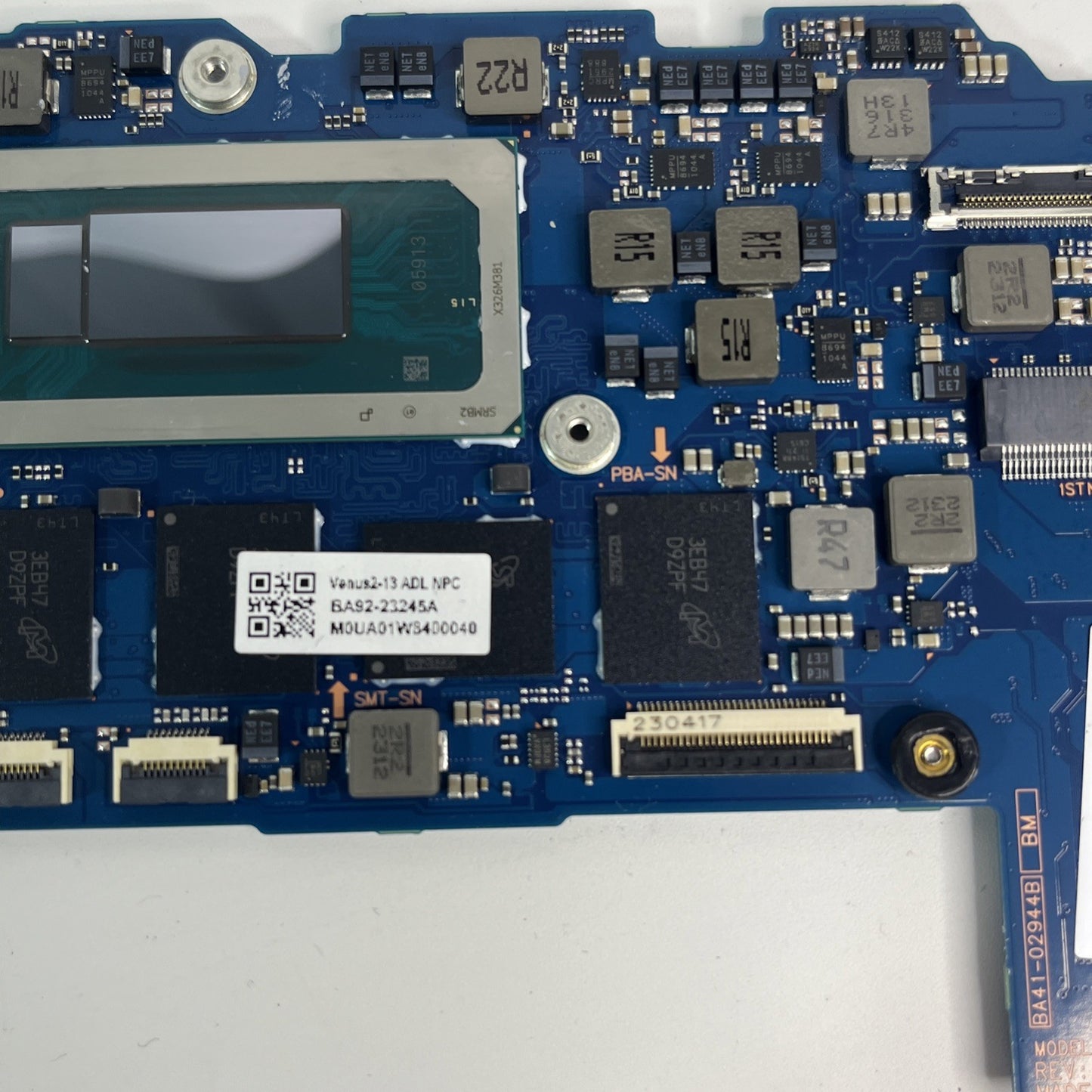 Genuine Samsung Galaxy Book 2 Pro NP930XED Motherboard I5-1240P
