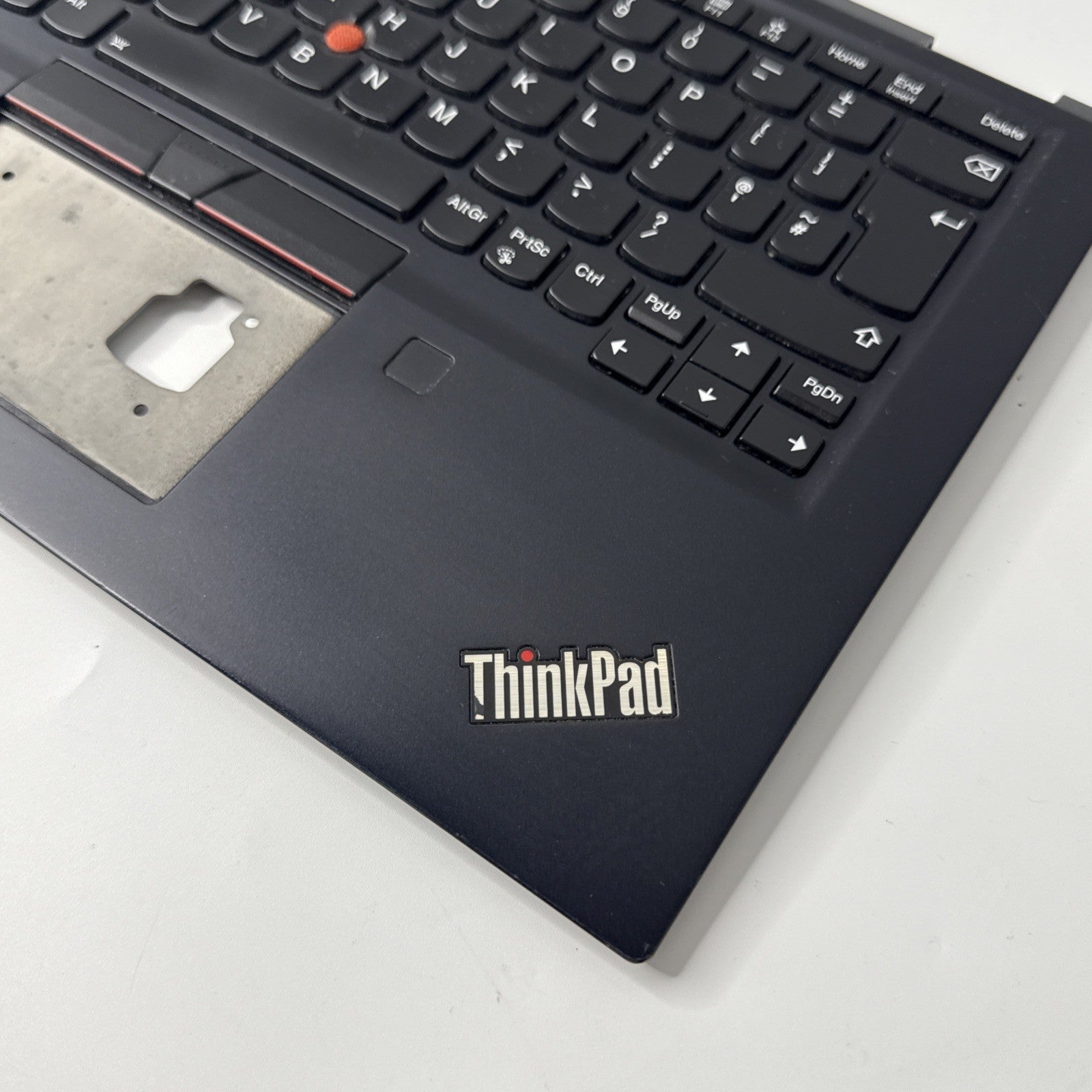 Genuine Lenovo x390 yoga Palmrest Assembly UK Keyboard (1 Key Missing)