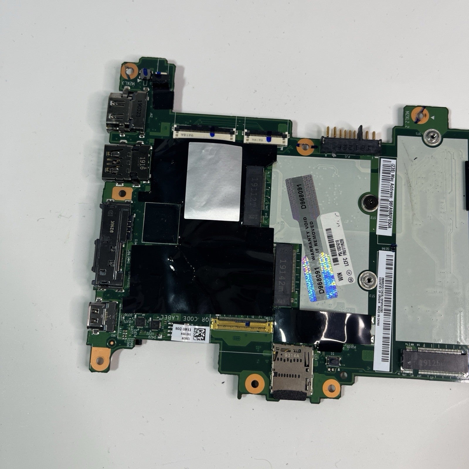 Genuine Lenovo ThinkPad X1 Carbon 6th Gen Motherboard i5-8350U. dc jack Issue