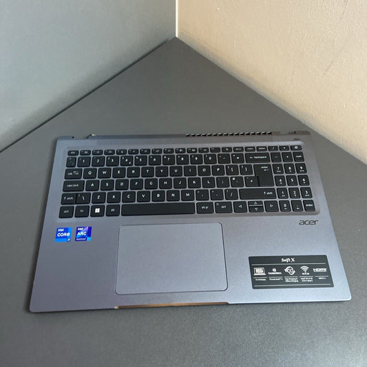 Acer Swift SFX16-52G Complete Palmrest Cover Keyboard UK
