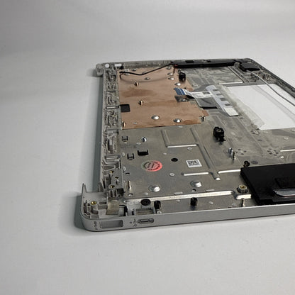HP Chromebook 14A-NA0001sa Palmrest Cover Keyboard UK Sliver Speakers Genuine