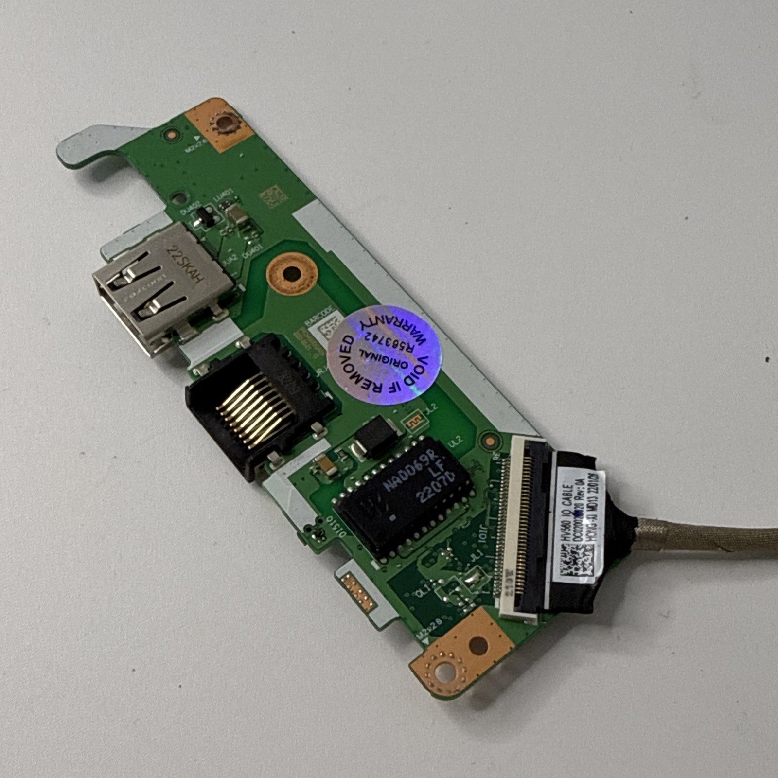 Genuine Lenovo V15 G2-ALC USB I/O Port Board + Cable  PK34300QA00