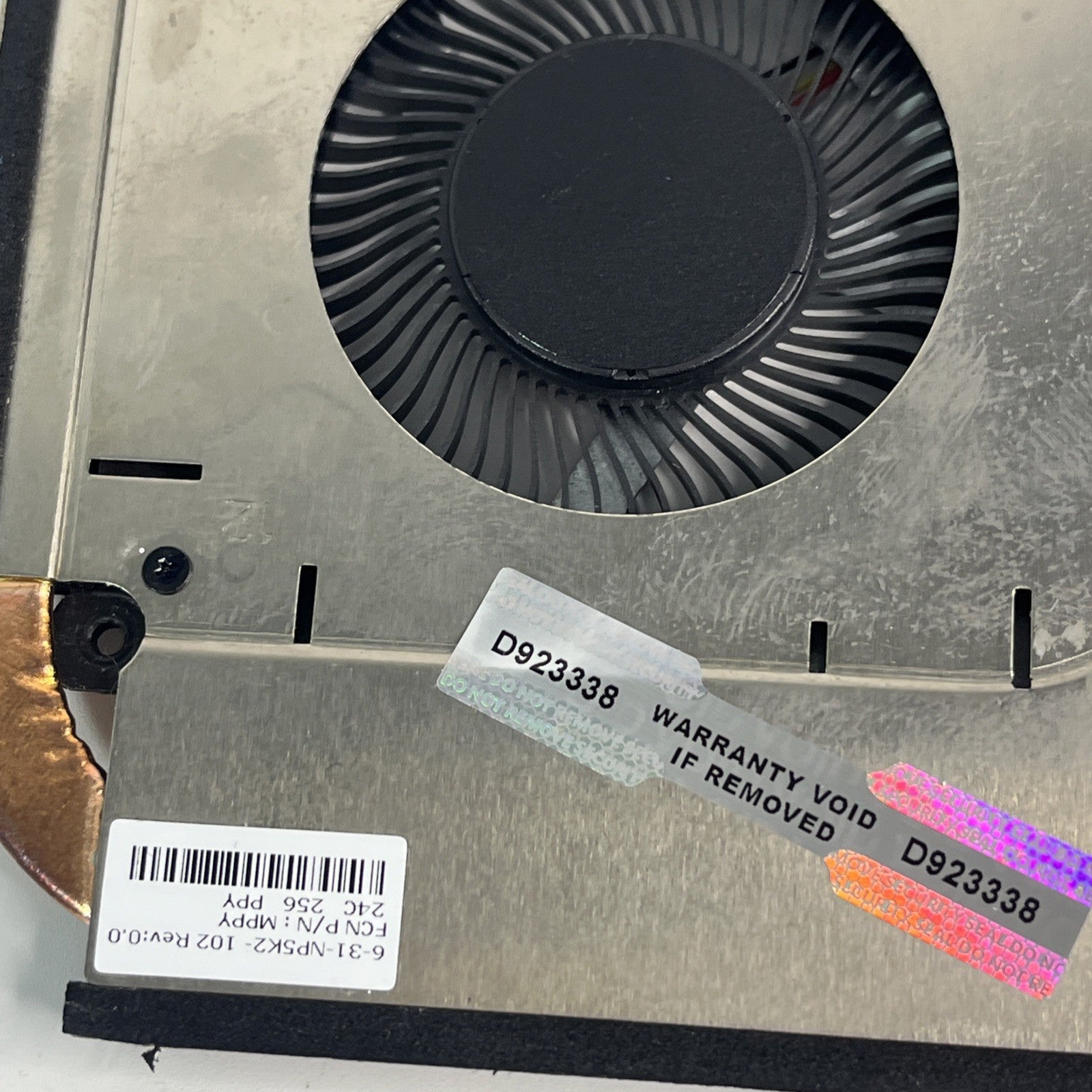 Genuine Black Medion Erazer Crawler E30-MD624 Cooling Cpu& Gpu Fans And Heatsink