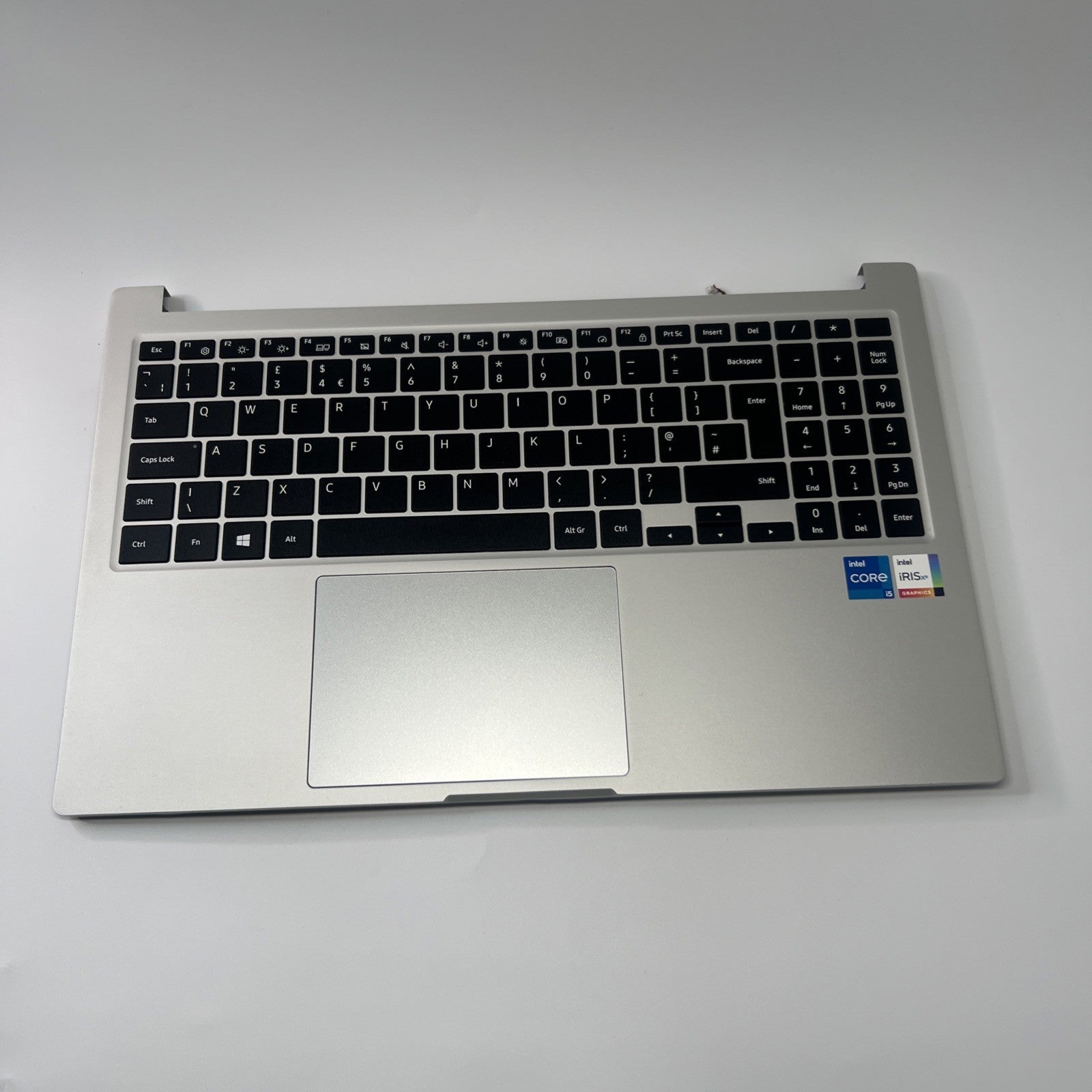 Samsung Galaxy Book NP750XDA Palmrest UK Upper Case Silver