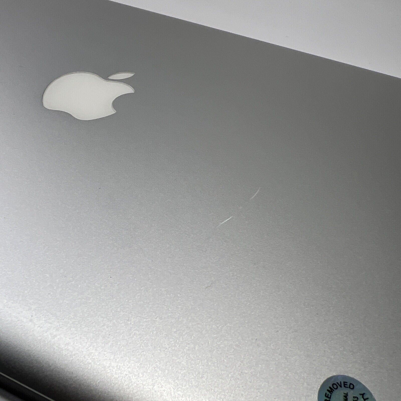 APPLE MACBOOK PRO 13 A1278 2011 SCREEN ASSEMBLY TOP LID SILVER (BROKEN CABLE)