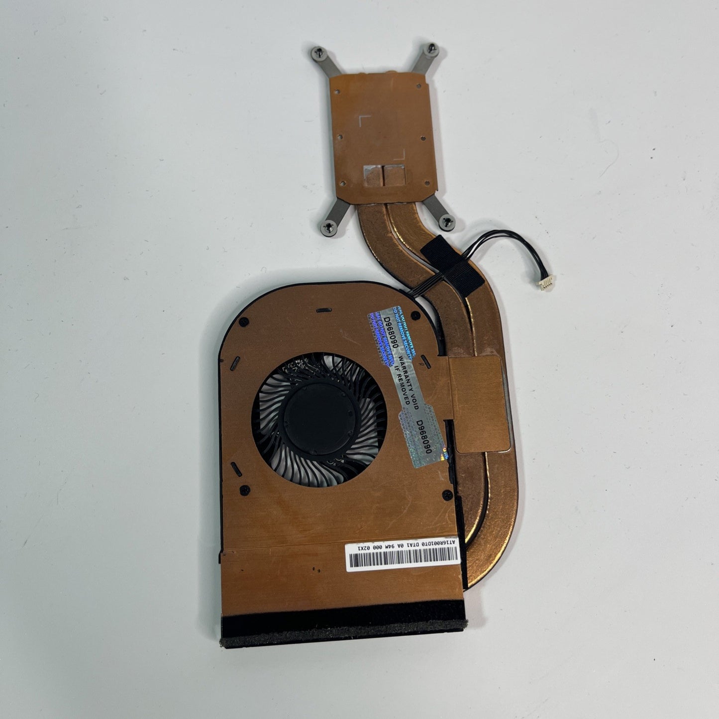 Genuine black ck Lenovo ThinkPad X1 Carbon 6th Gen Cpu Fan & Heatsink At16R001N