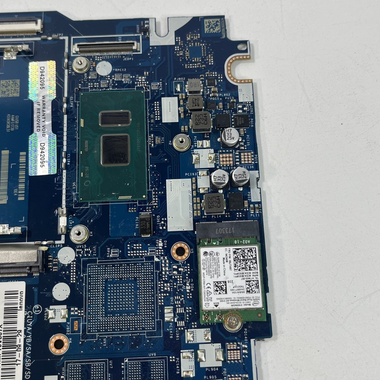 Genuine Lenovo IdeaPad 320S-14IKB Motherboard Intel Pentium Gold. FAULTY