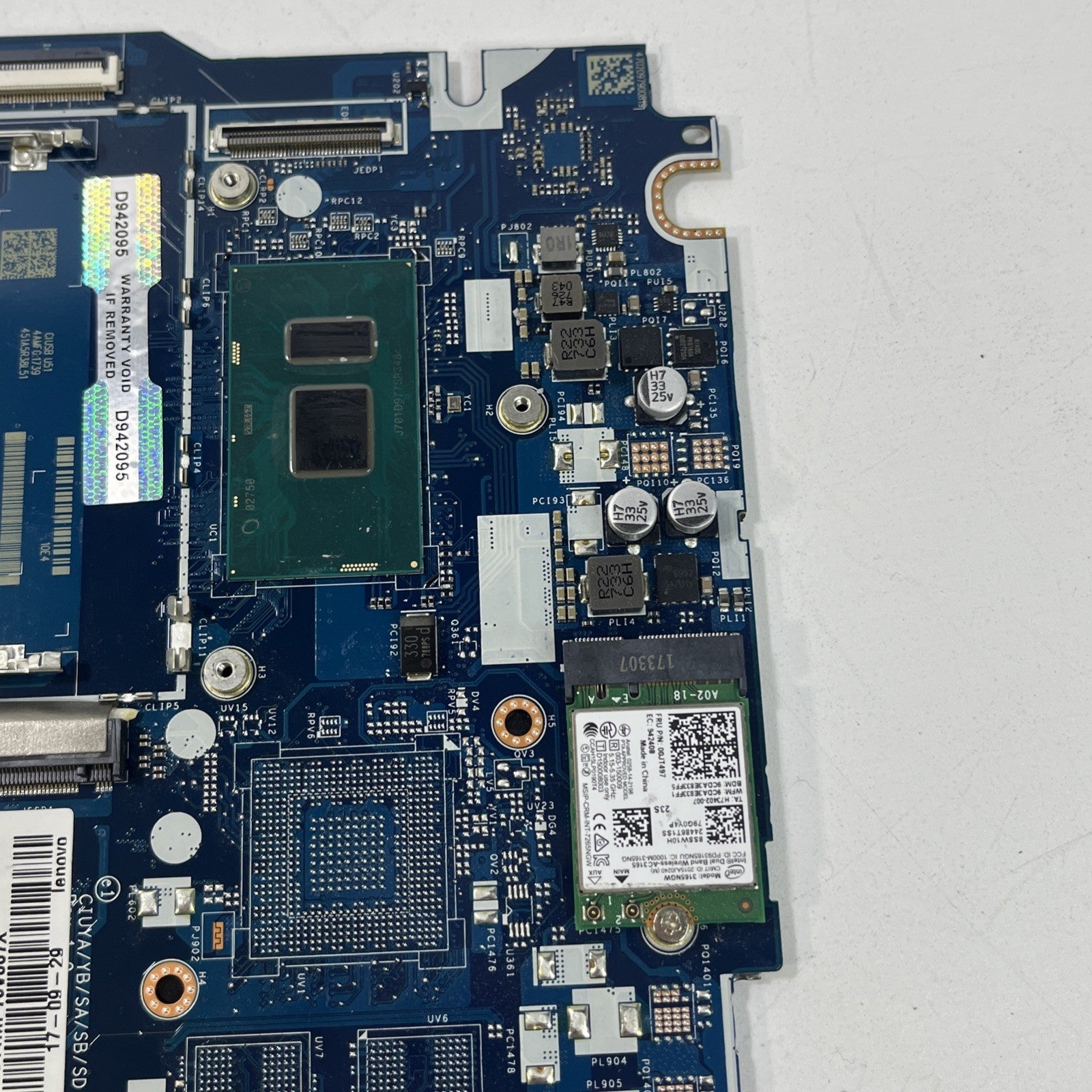 Genuine Lenovo IdeaPad 320S-14IKB Motherboard Intel Pentium Gold. FAULTY